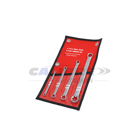 4pc E-Type Star Spanner Wrench Set