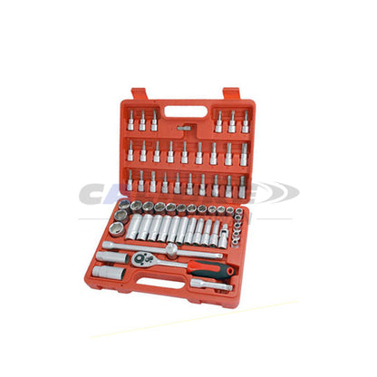 61pc 3/8”Dr Socket and Bit Set