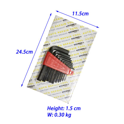 10PC Metric Hex Key Set