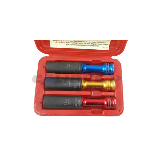 3pc Torque Limited Socket Set