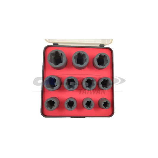 11pc Anti-Slip Socket Set