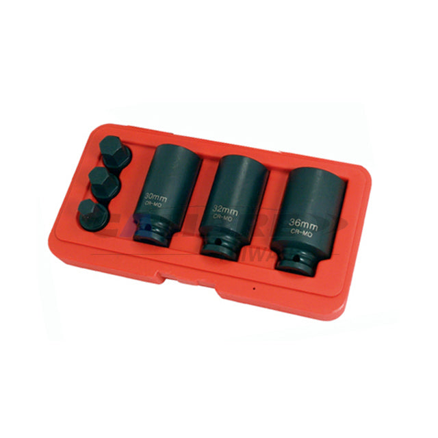 6pc 1/2” Dr Shaft Socket & Bit Set