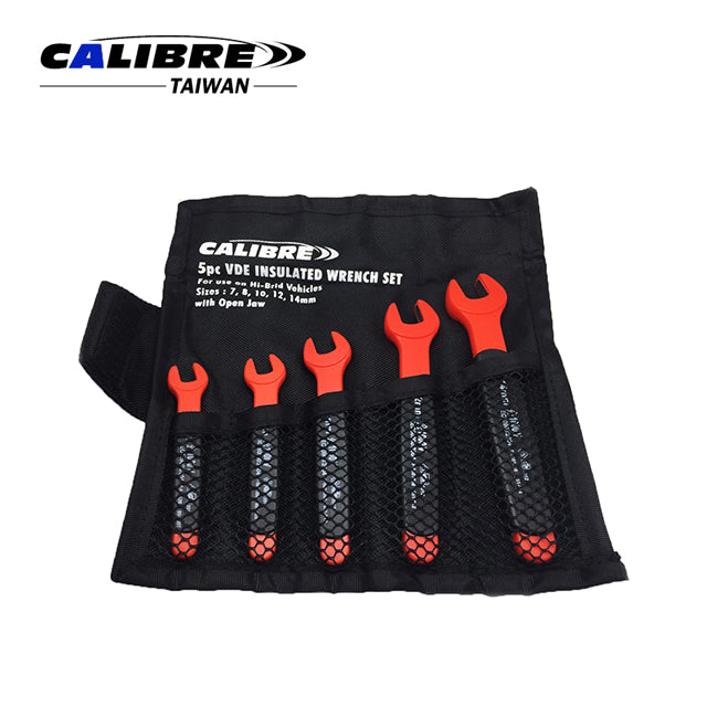 5pc VDE Insulated Open End Wrench Set