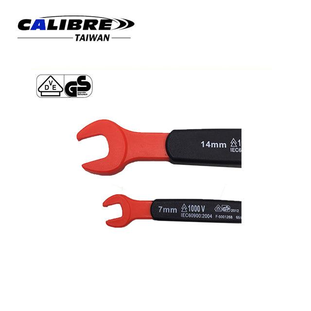 5pc VDE Insulated Open End Wrench Set