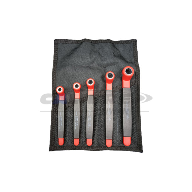 5pc VDE Insulated Box End Wrench Set