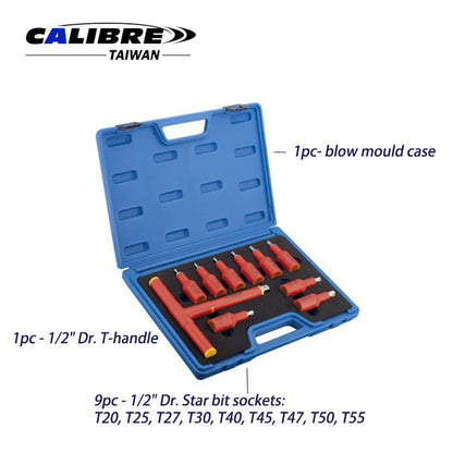 1000V VDE Star Bit Socket Set