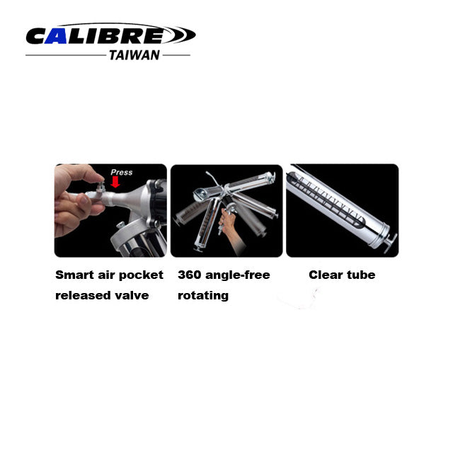 Clear Air Grease Gun Combination 4PC-Kit