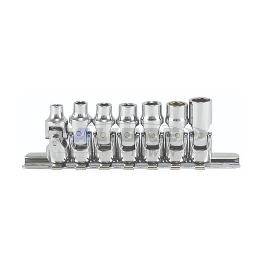 7pc 1/4” Universal Joint Socket Set