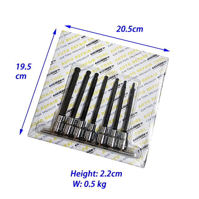 Long Ball End Hex Socket Set