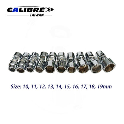 10pc 3/8” Universal Joint Socket Set