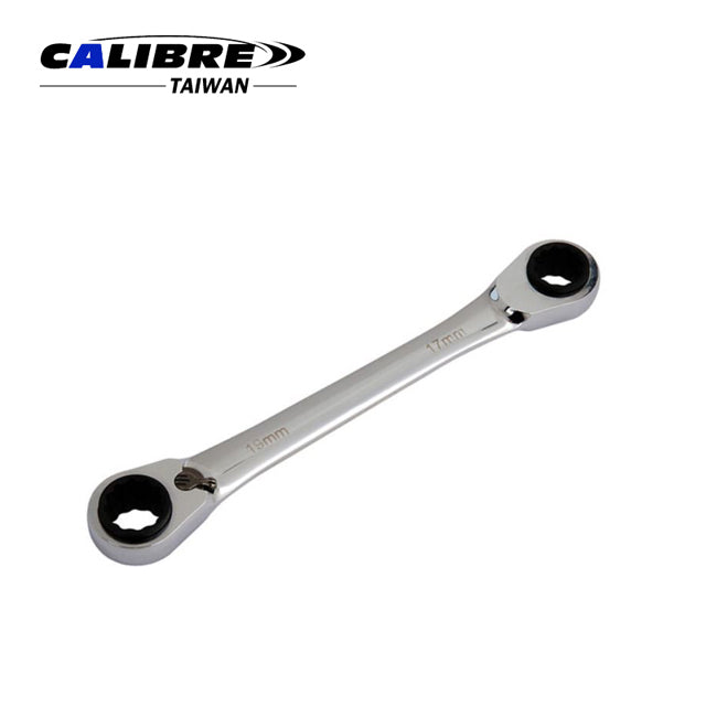 CA150003 - TAIWAN CALIBRE 4 In 1 Reversible Double Box End Geartech Wrench