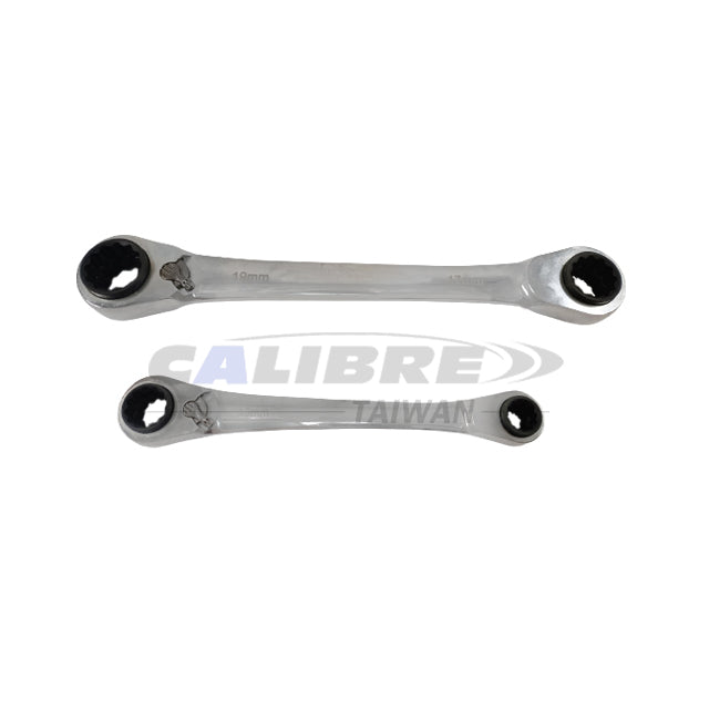 CA150003 - TAIWAN CALIBRE 4 In 1 Reversible Double Box End Geartech Wrench