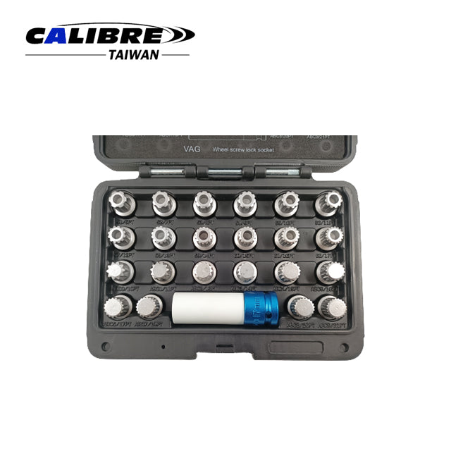 23pcs VW Wheel Lock Screw Socket Set