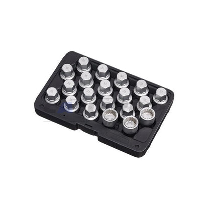 20pc Porsche Wheel Lock Screw Socket Set