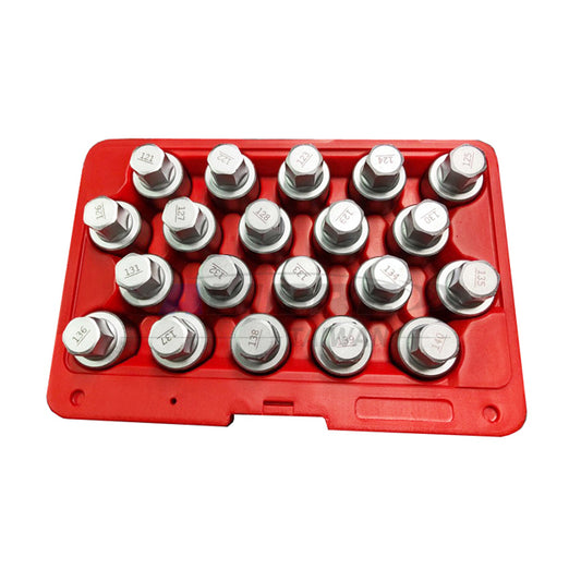 20pc Wheel Locking Nut Key Set