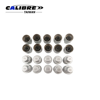 20pc Wheel Locking Nut Key Set 