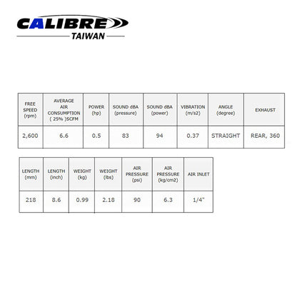 83DB Low Noise High Torque Air Die Grinder