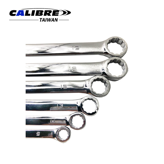 6pc Flat Ring Spanner Set