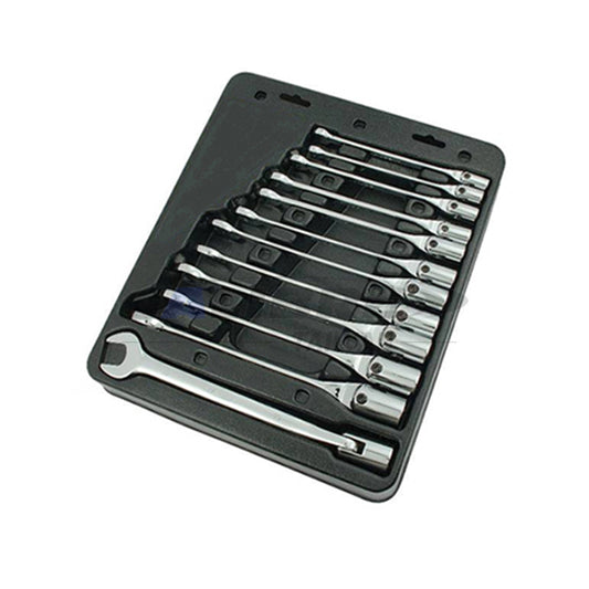 12pc Swivel Head Socket Spanners