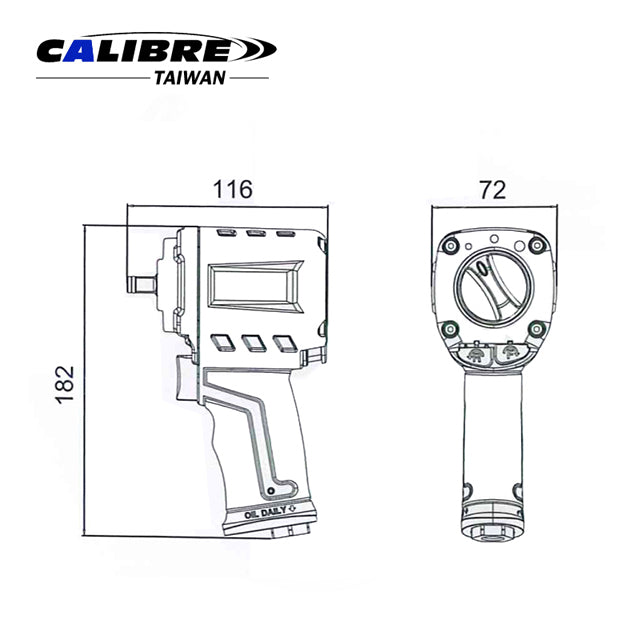 Jumbo Hammer Mini Impact Wrench