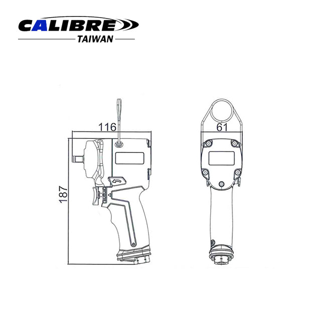 Twin Hammer Mini Impact Wrench