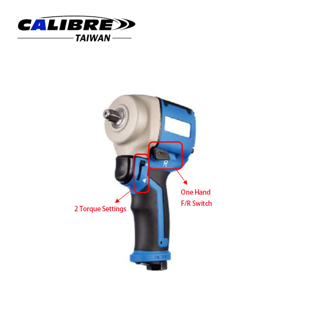 3/8” Twin Hammer Mini Impact Wrench