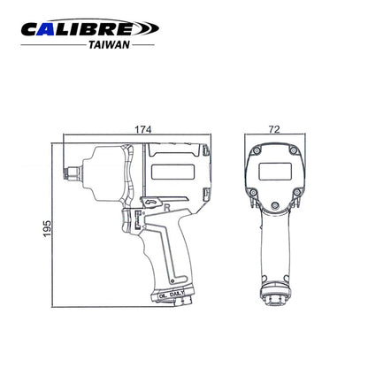 Composite Twin Hammer Impact Wrench