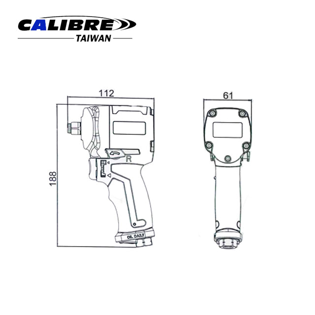 1/2” Jumbo Hammer Mini Impact Wrench