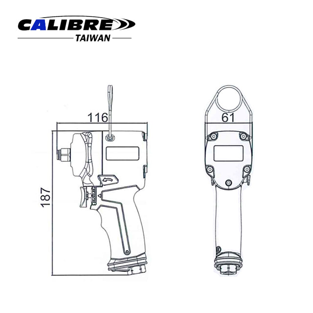 Twin Hammer Mini Impact Wrench