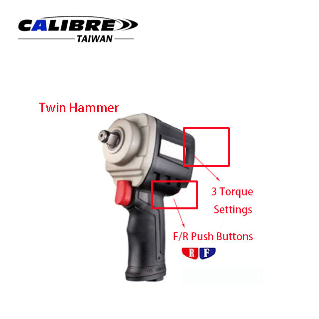 Twin Hammer Mini Impact Wrench