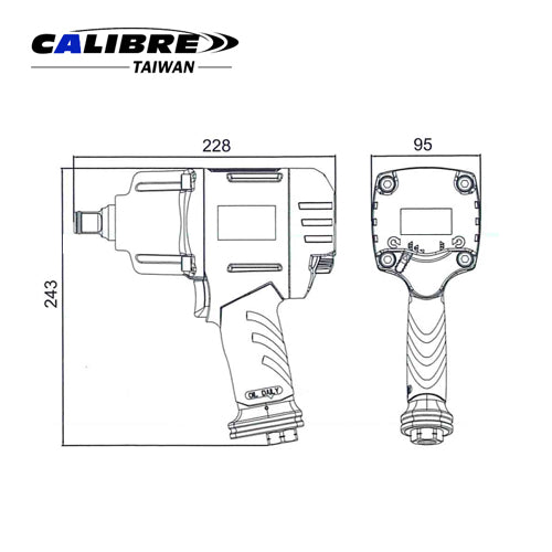 Composite Twin Hammer Impact Wrench