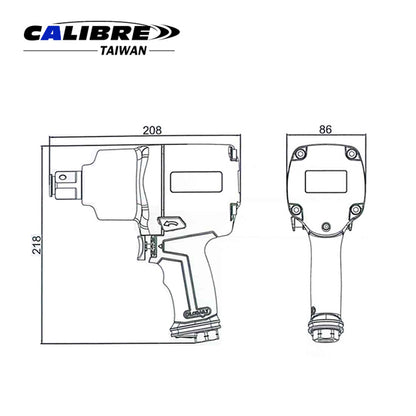 Composite Twin Hammer Impact Wrench