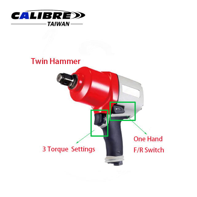 Composite Twin Hammer Impact Wrench