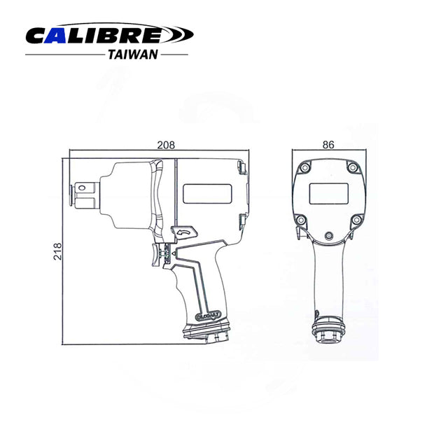 Composite Twin Hammer Impact Wrench