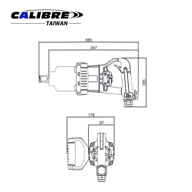 Pinless Straight Impact Wrench