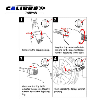 1/4”Dr 48Teeth Dual Way Torque Wrench