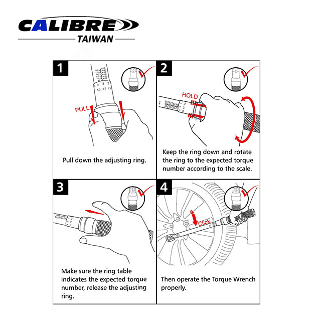 3/8” Dr 48 Teeth Dual Way Torque Wrench