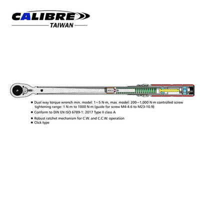 3/4” Dr 48Teeth Dual Way Torque Wrench