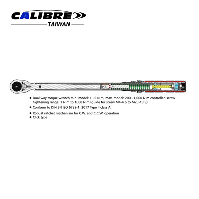 3/4”Dr 48Teeth Dual Way Torque Wrench