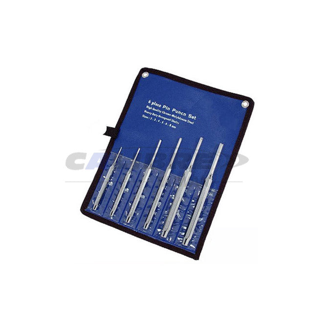 6pc 2-8mm Pin Punch Set