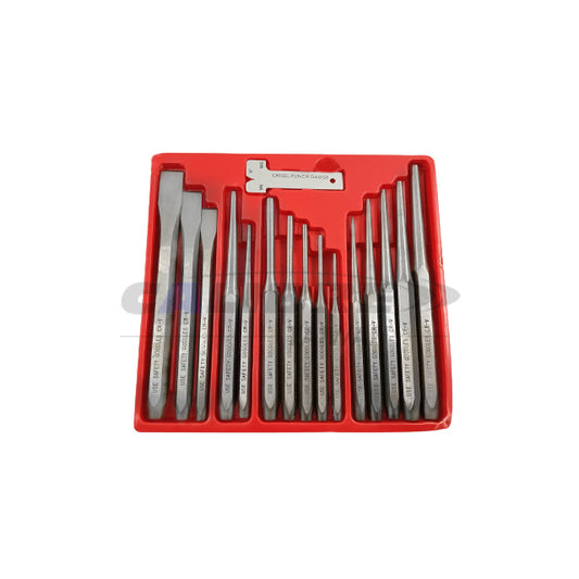 16pc Punch & Chisel Set