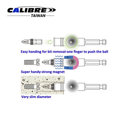 One-Touch Magnetic Bit Holder