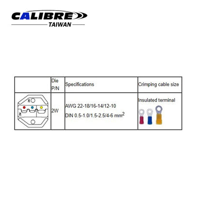 CA360010 TAIWAN CALIBRE Ratchet Crimping Tool