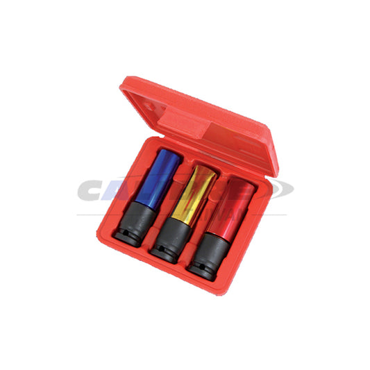 3pc Deep Universal Joint Impact Socket Set