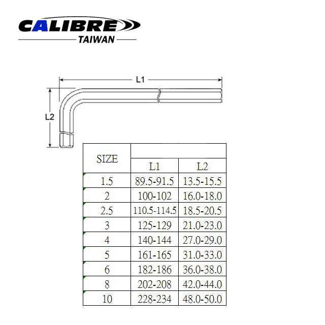 9pc Extra Long Ball Point Colorful Coating Wrench