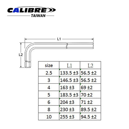 7pc Perfect Extension Ball Point Satin Chrome Plating Wrench