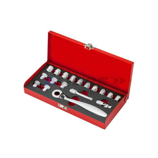 18pc 17mm Wrench & Super Short Socket Set