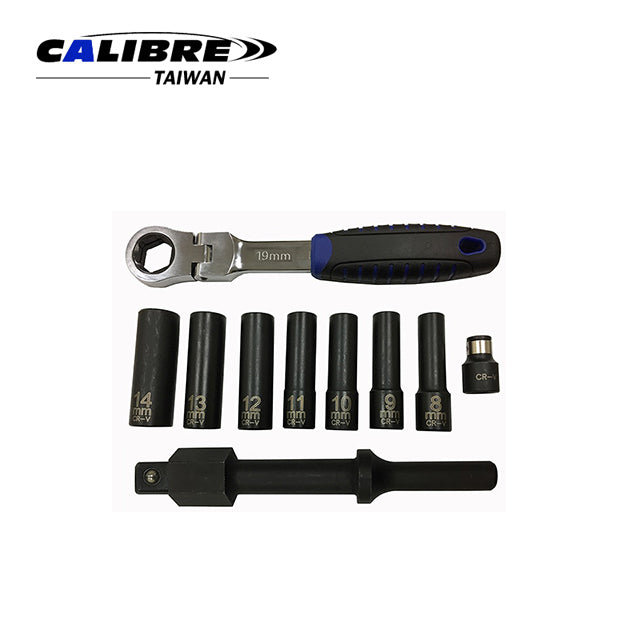 3/8” Dr. Vibroshock Impact Tool Kit Set