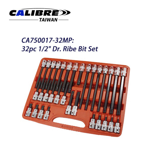 1/2” Dr Bit Socket Set