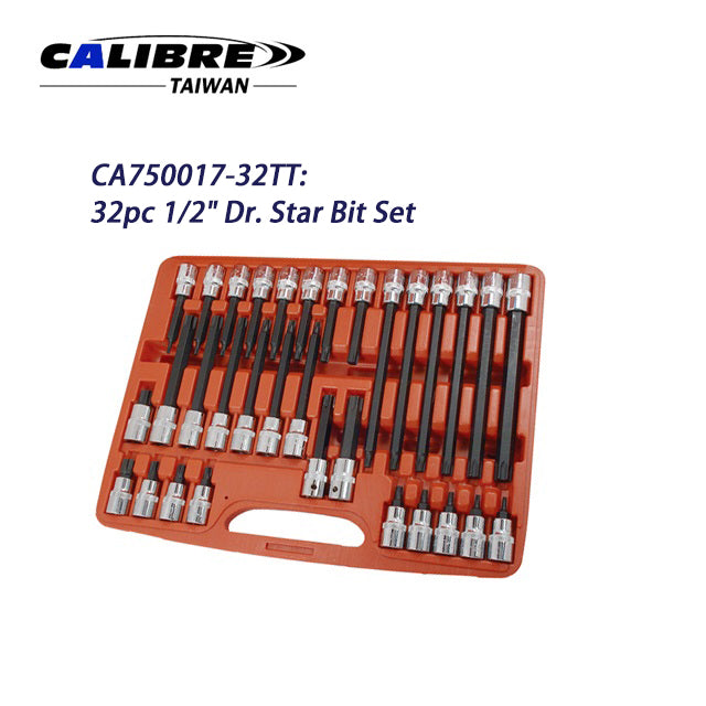 1/2” Dr Bit Socket Set